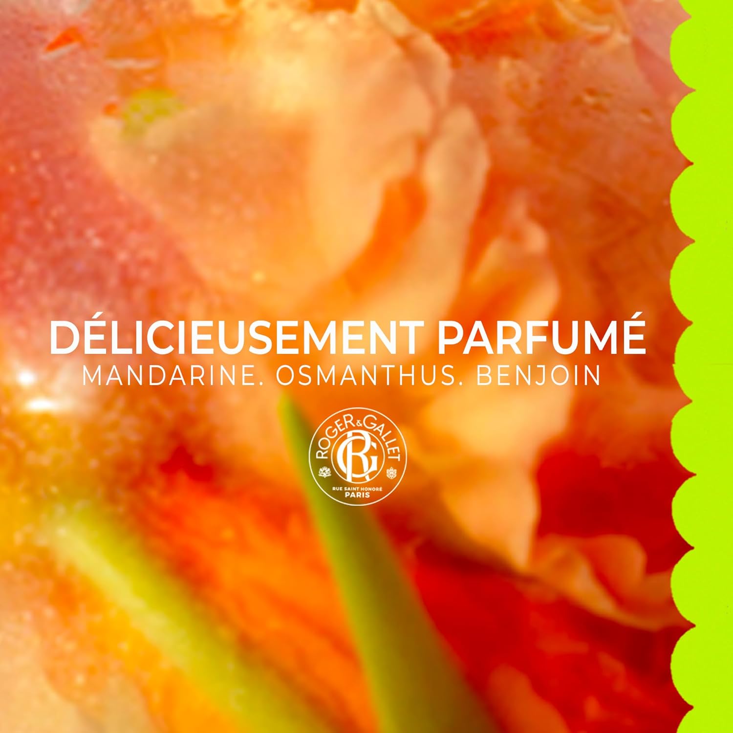 Detalle de Roger&Gallet Fleur d’Osmanthus gel doccia energizzante all’osmanto e mandarino 200 ml