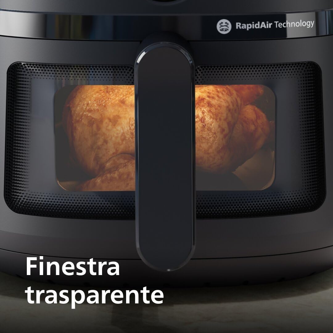 Detalle de Philips Airfryer Serie 2000 – Friggitrice 6,2 L con finestra e 13 modalità