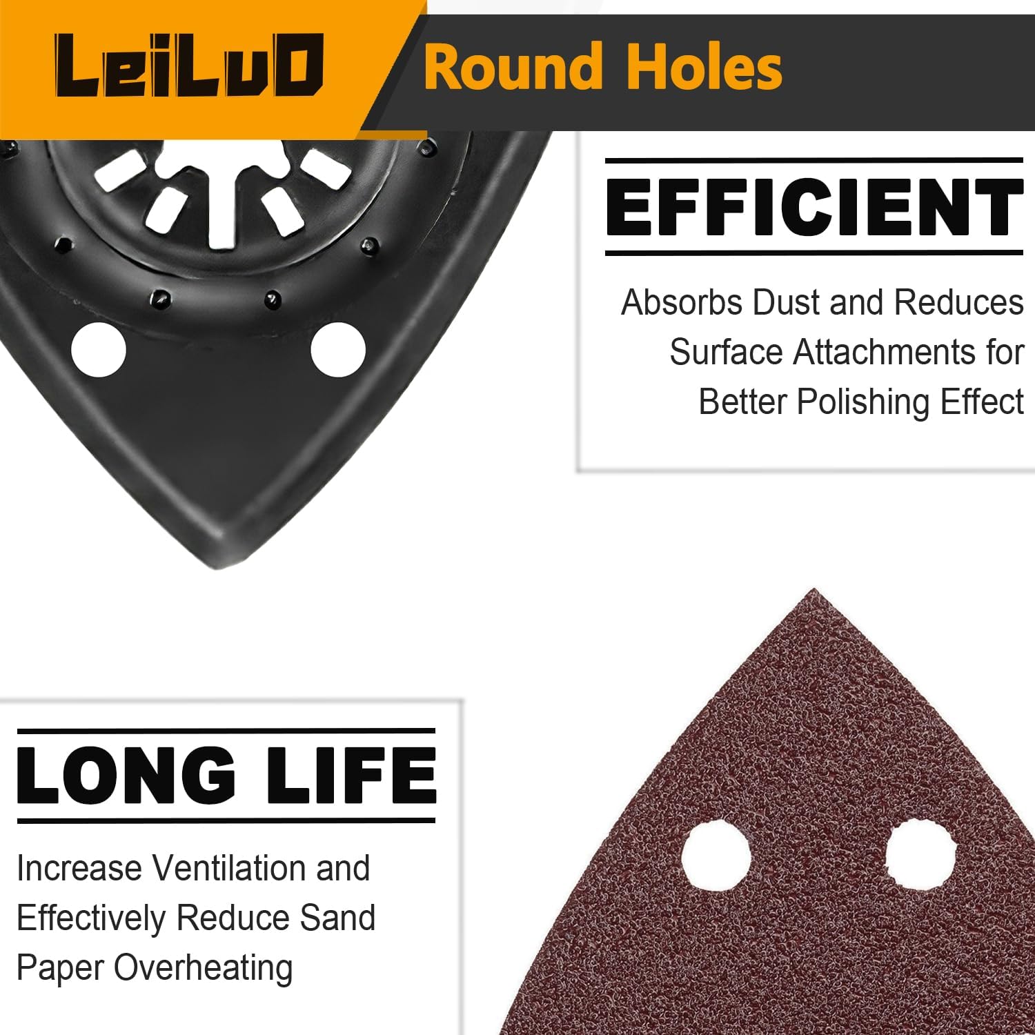 Thumbnail 4 de LEILUO 127 Pcs sanding pad kit