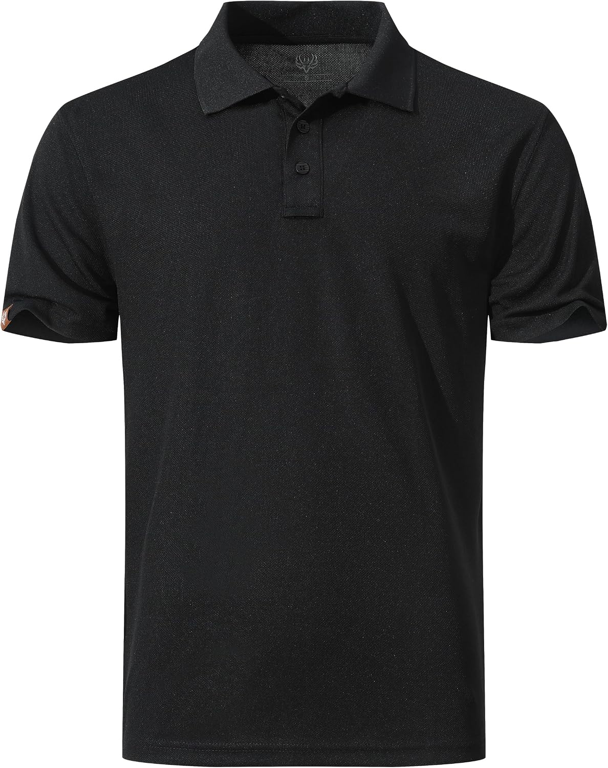 Detalle 2 de KAOKLRNI Men's Quick-Dry Active Polo Shirt: Short Sleeve performance for golf, tennis, and daily wear