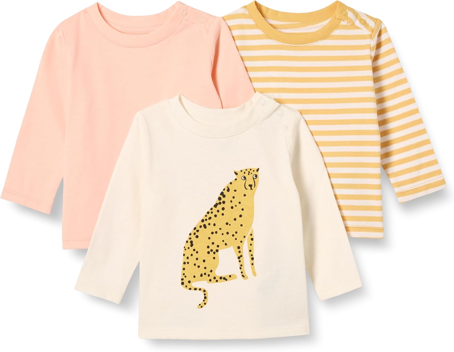 Thumbnail 5 de Amazon Essentials Unisex Babies' Organic Cotton Long-Sleeved T-Shirt (Pack of 3)