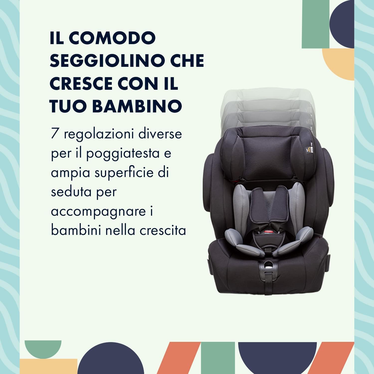 Detalle 2 de Star Ibaby City Fix 668 seggiolino 1/2/3