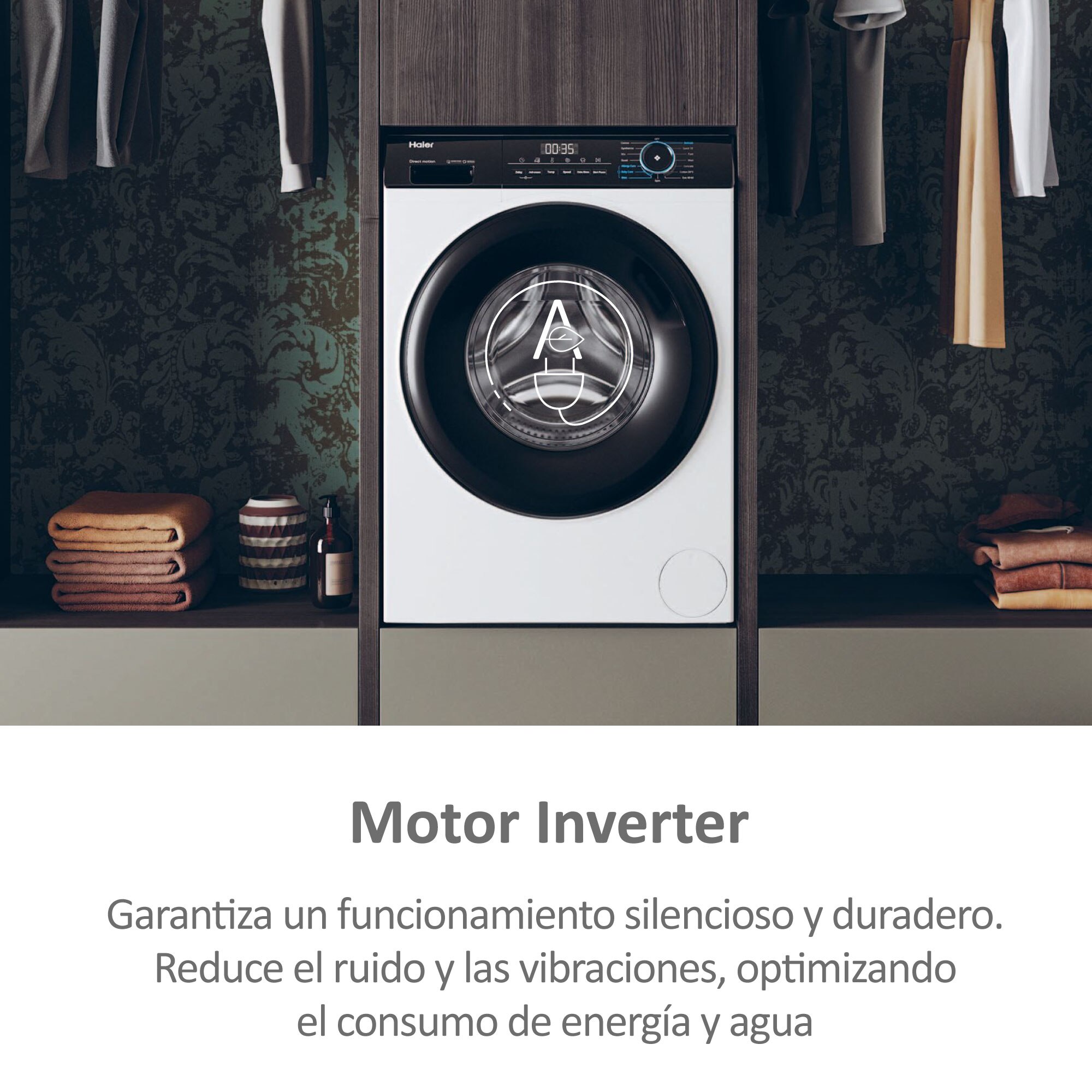 Thumbnail 5 de Haier Lavadora 10 kg 1400 rpm 🧺