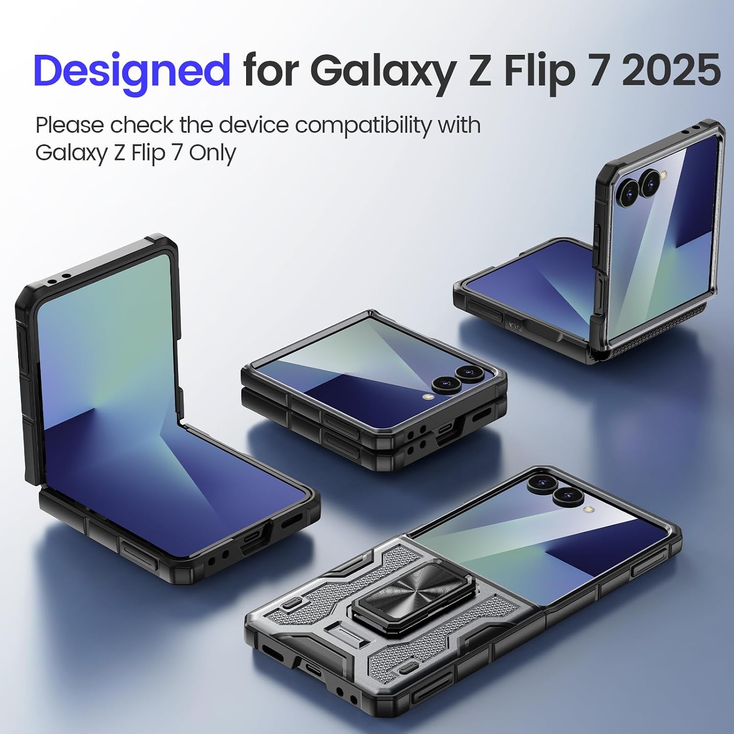 Detalle de VEGO Z Flip 7 case with Screen Protector