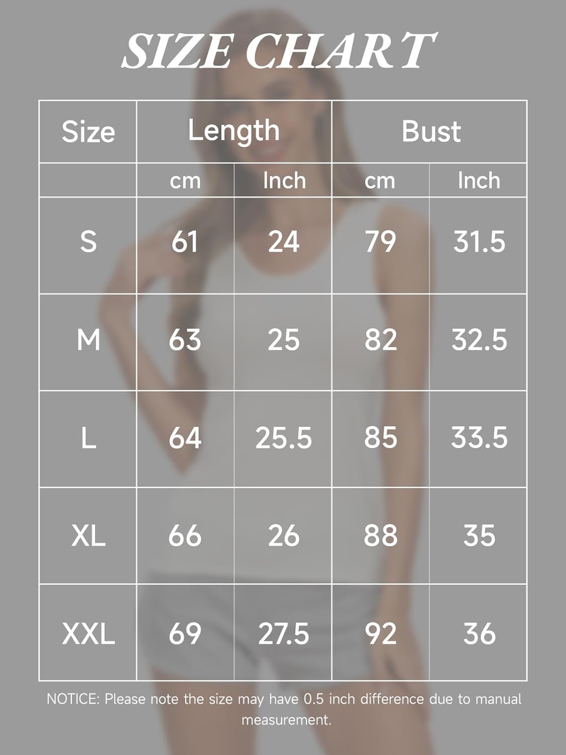 Thumbnail 4 de vislivin Elastische Damen Tanktops 3/4er Pack – vielseitige Unterhemden aus Modal-Spandex