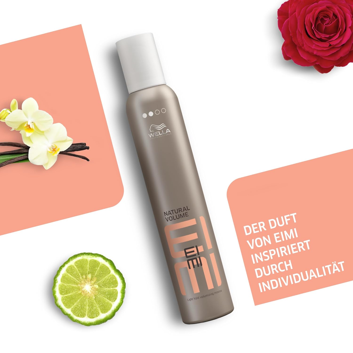Thumbnail 5 de Wella Eimi Natural Volume Volume-Mousse für natürliches Volumen mit flexiblem Halt