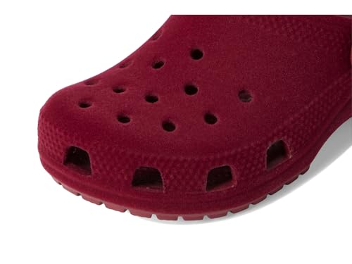 Detalle de Crocs Classic Velvet Clog T para niños (Morado) – Zuecos Unisex 19/20 EU