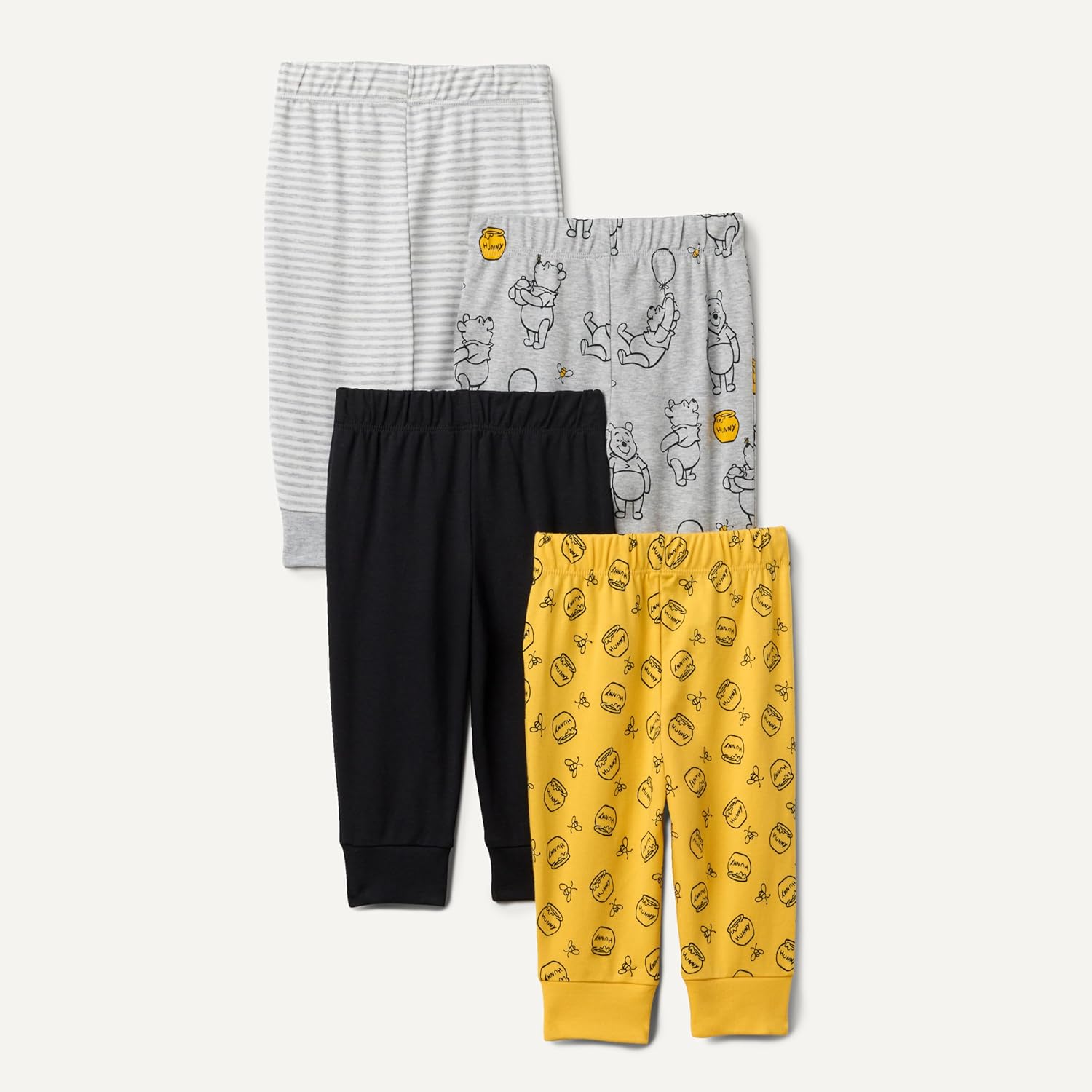 Detalle de Amazon Essentials Unisex Baby Trousers: soft cotton joggers for everyday comfort