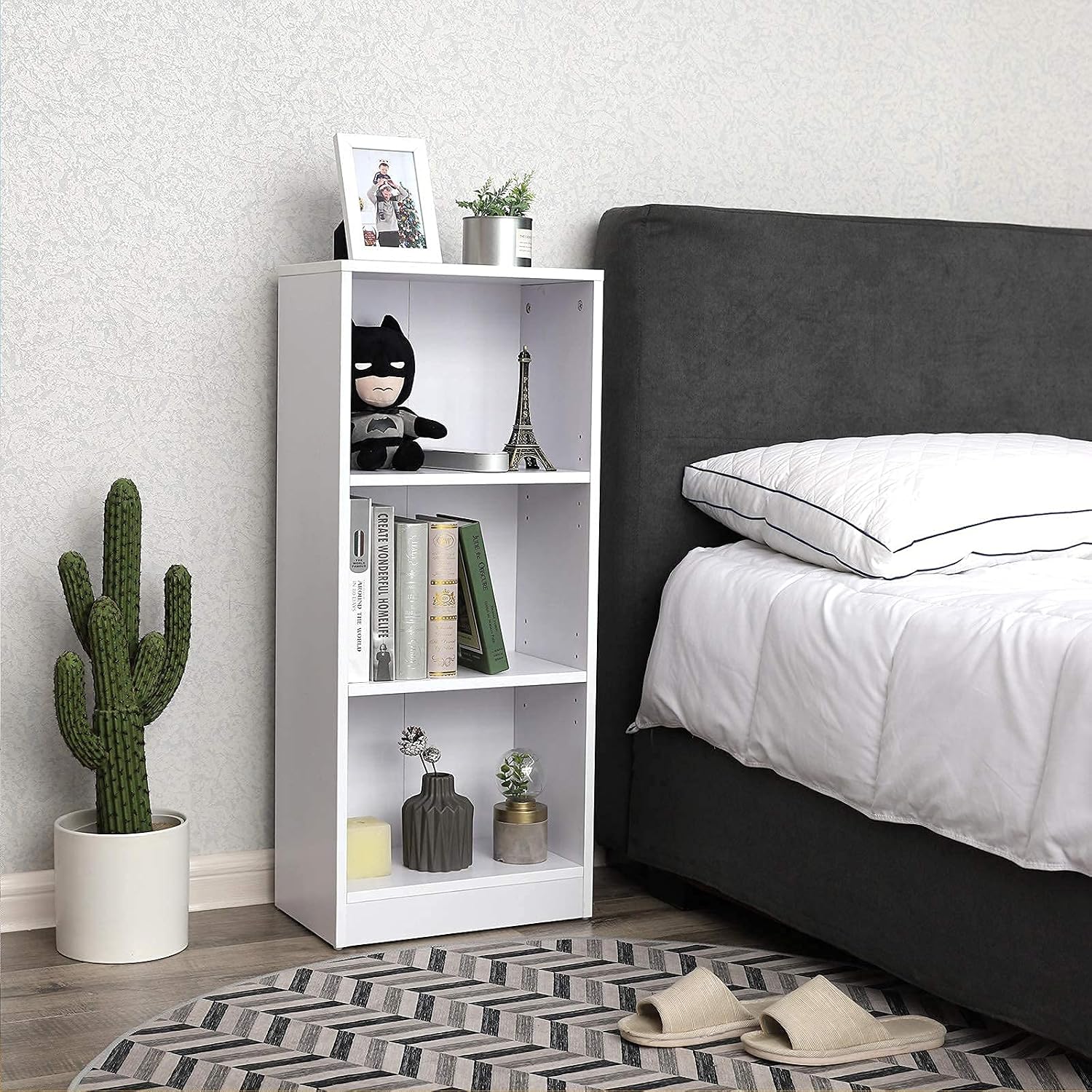 Detalle 2 de VASAGLE LBC103W libreria 40 x 24 x 93 cm