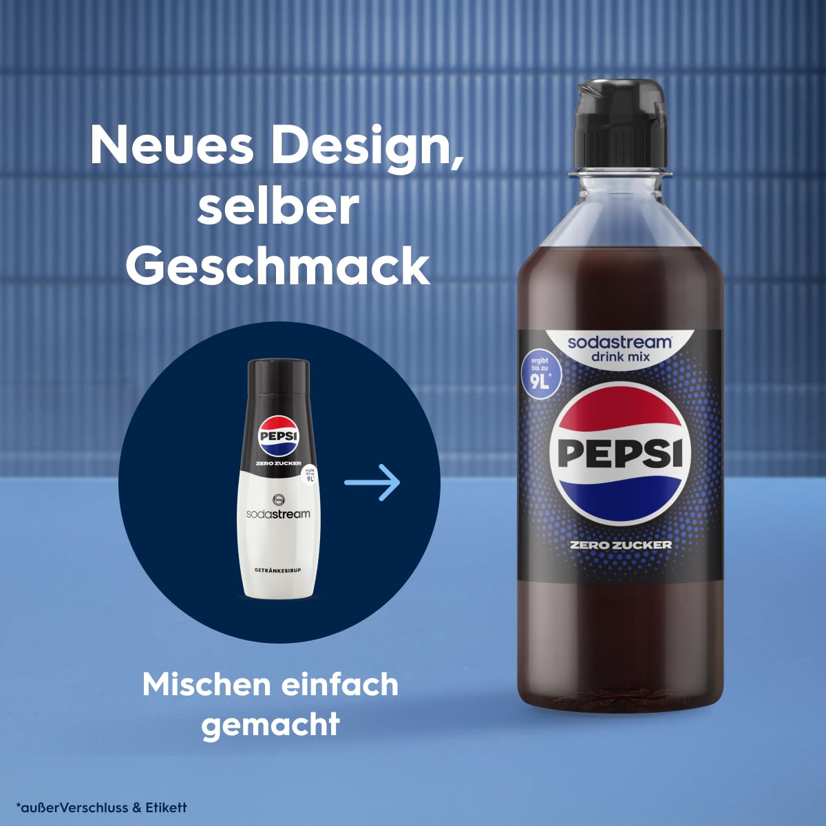 Thumbnail 3 de Sodastream drink mix Pepsi Zero Zucker – 4er Pack (4 × 440 ml) mit bis zu 9 L fertigem Getränk