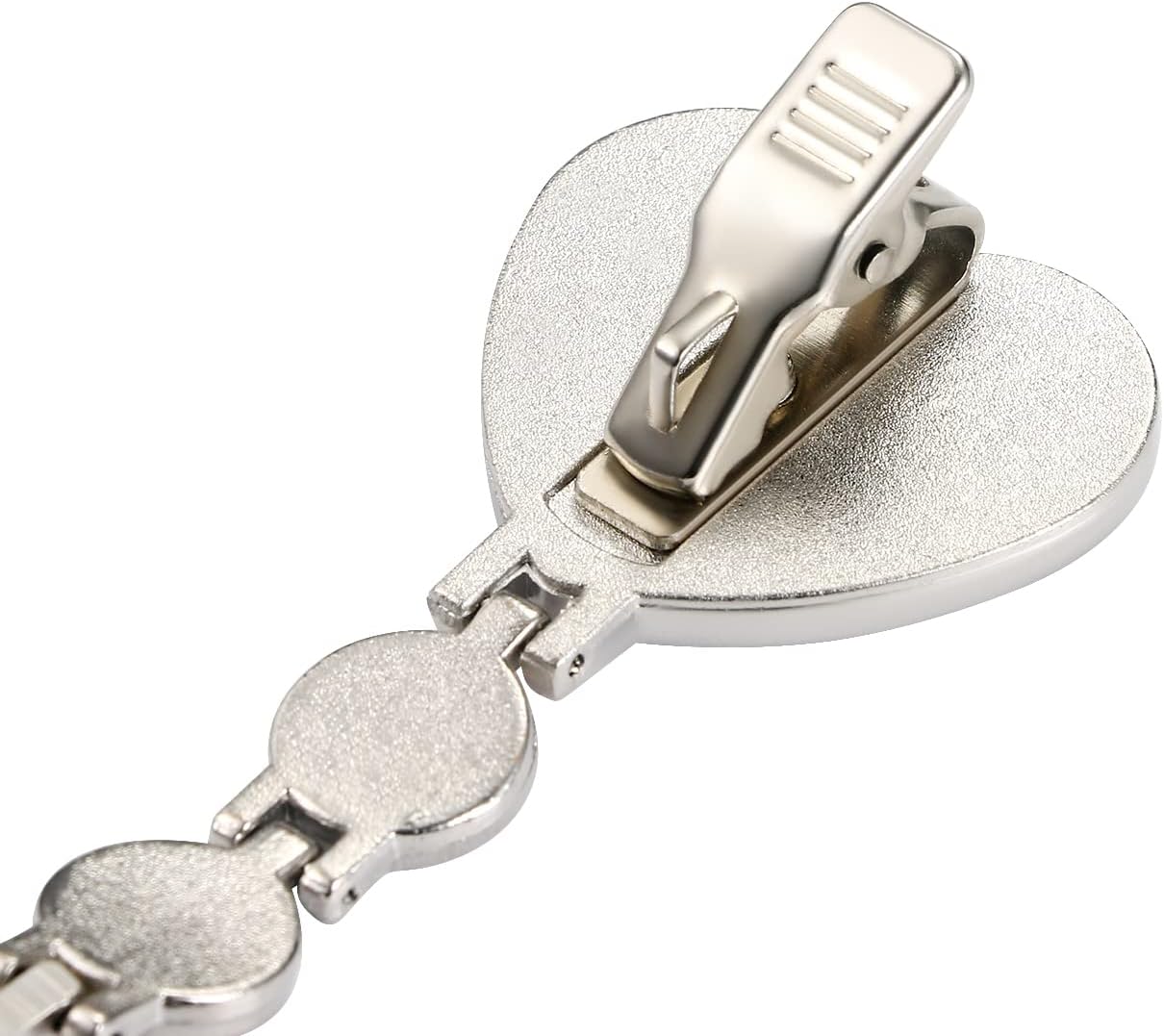 Detalle 2 de Avaner Krankenschwesteruhr mit herzförmigem Smile-Design – Quarzclip-Uhr für Kittel, unisex
