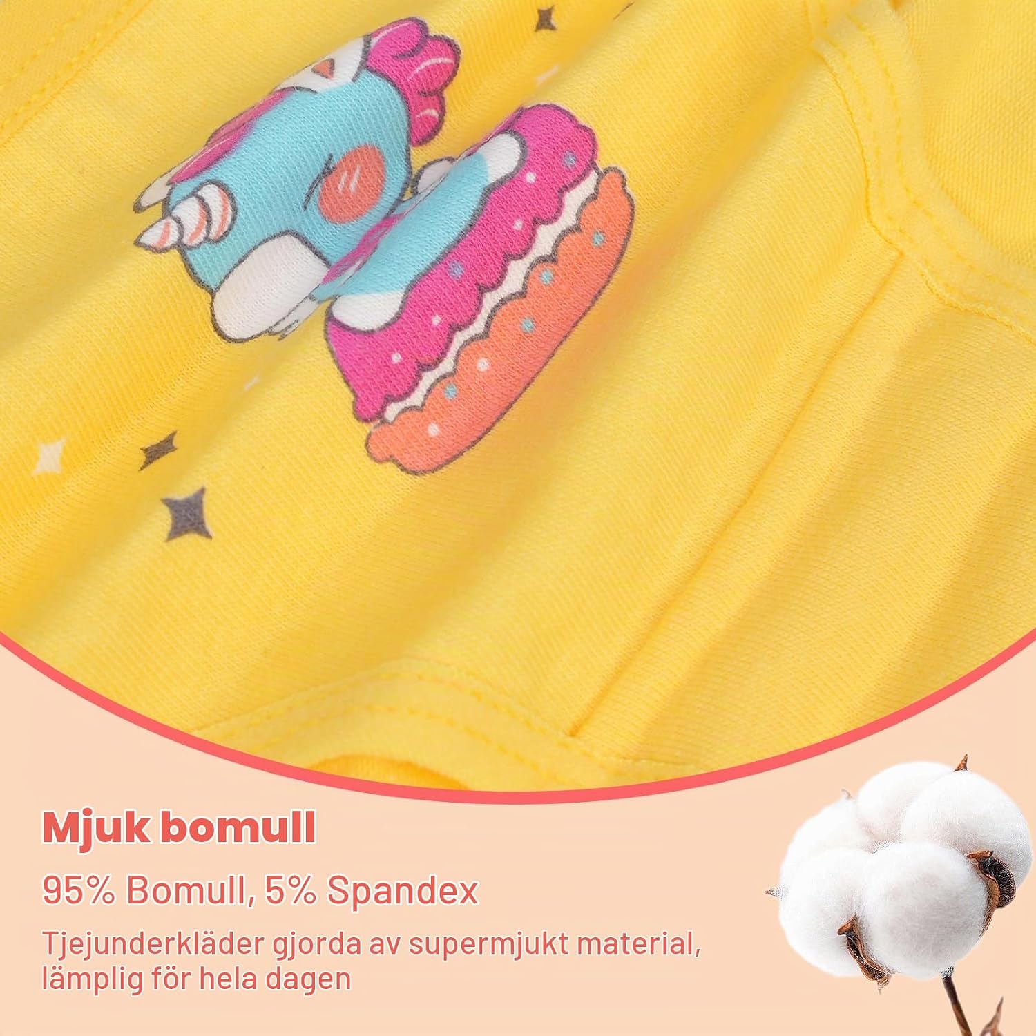 Thumbnail 1 de AYBUY flicktrosor, 12-pack i bomullsblandning med dubbellager i grenen