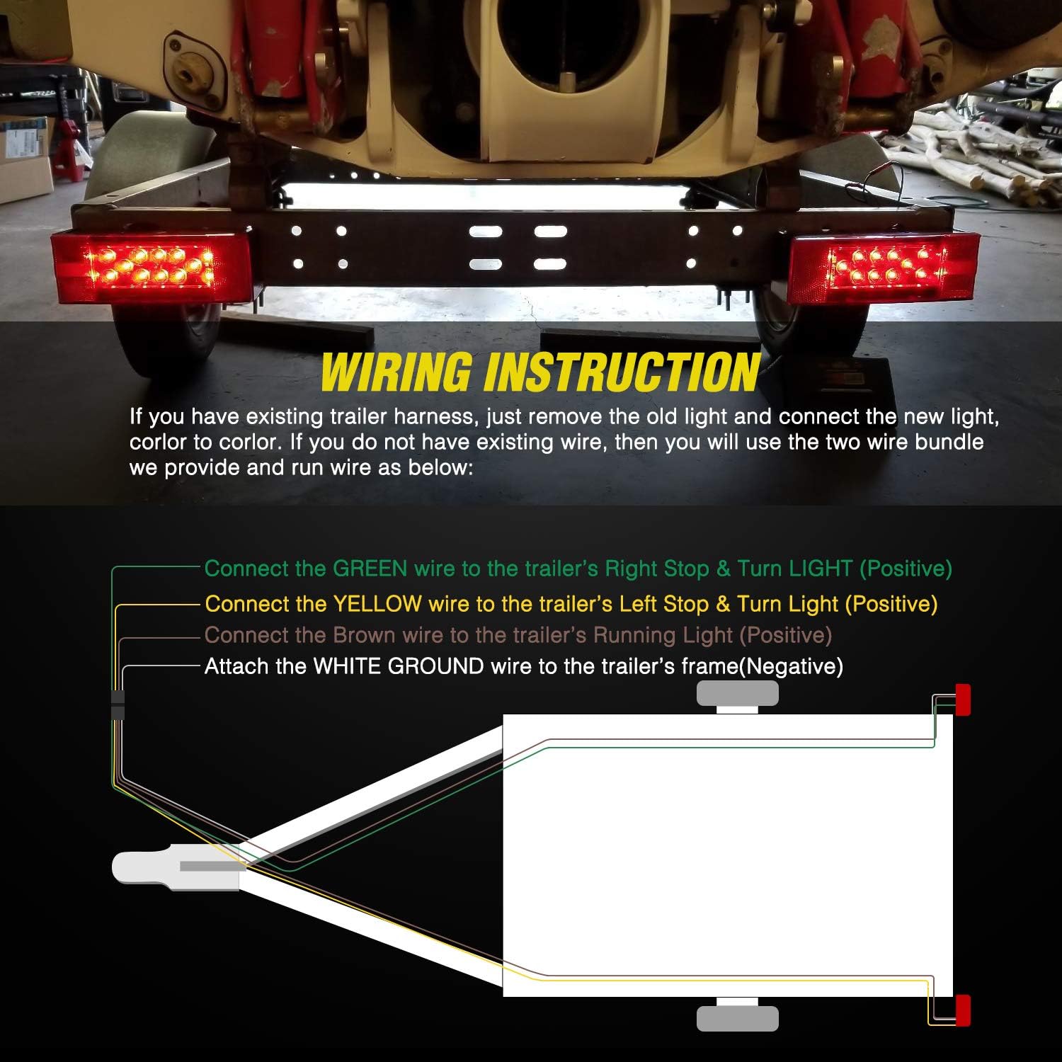 Thumbnail 4 de Nilight TL-20 2PCS Submersible LED Kit 12V