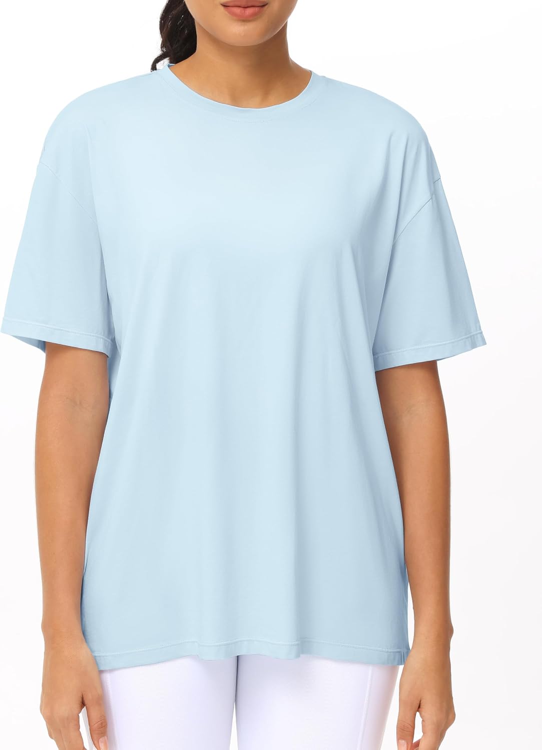 Thumbnail 6 de THE GYM PEOPLE oversized katoenen dames-T-shirt met korte mouwen