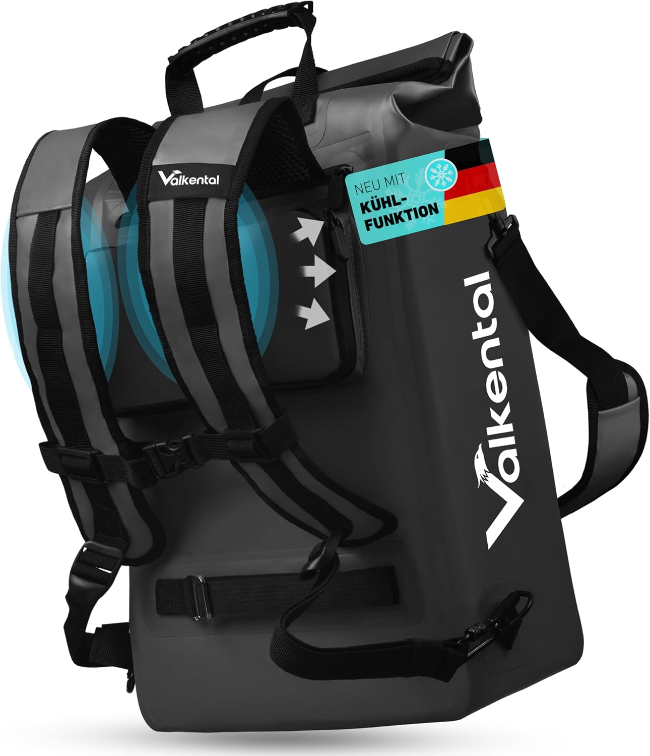 Detalle de Valkental 3in1 Fahrradtasche 25L