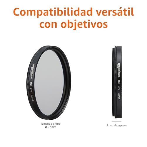 Detalle de Amazon Basics Circular Polarizer 67 mm Filter