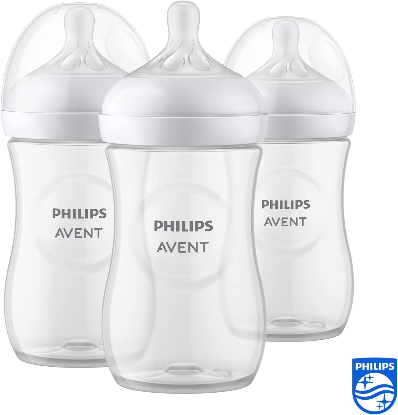 Detalle 2 de Philips Avent Biberon Natural Response SCY903/03 – set da 3 biberon 260 ml per neonati 3–6 mesi