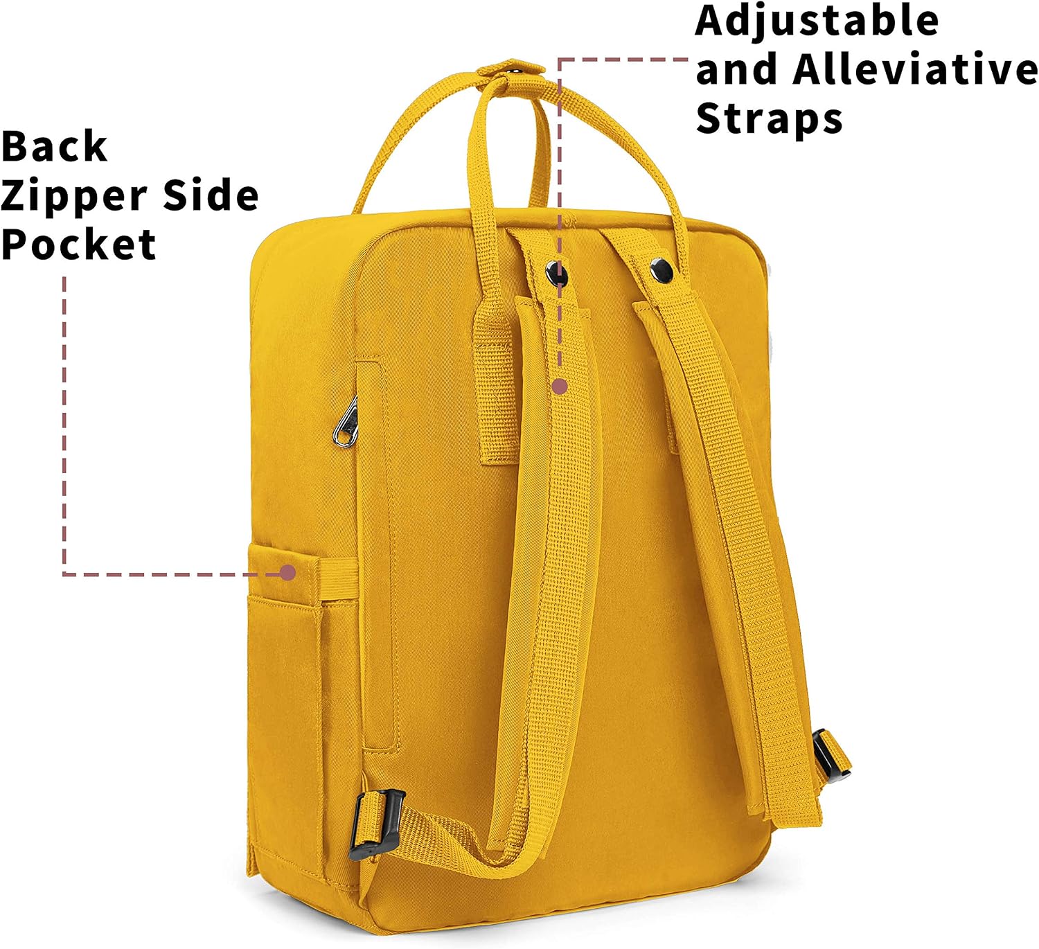 Thumbnail 4 de KALIDI Unisex Lightweight Backpack 15 inch