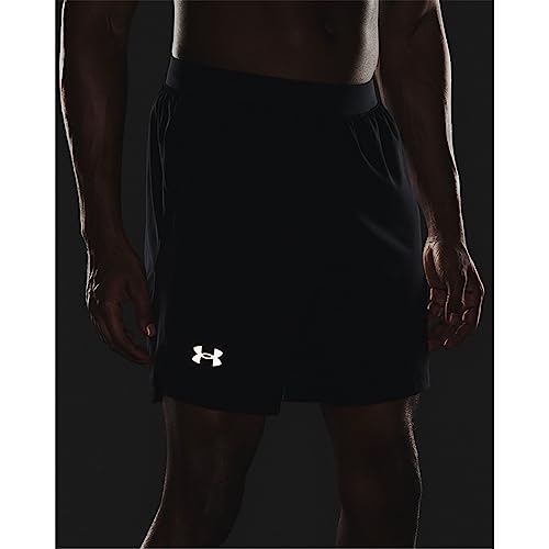 Thumbnail 2 de Under Armour Men's Launch 7'' Shorts Black/White/Reflective - Taglia XXL