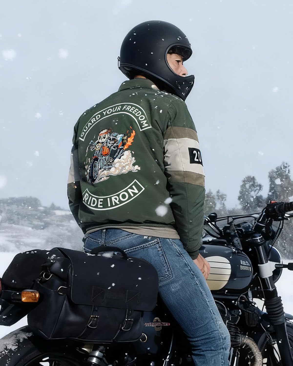 Thumbnail 1 de RIDEIRON Giacca Moto Uomo con Protezioni CE, 4 Stagioni e fodera termica rimovibile (M-XXL)