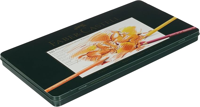 Thumbnail 5 de Faber-Castell 110060 Estuche metálico 60 lápices Polychromos 🎨