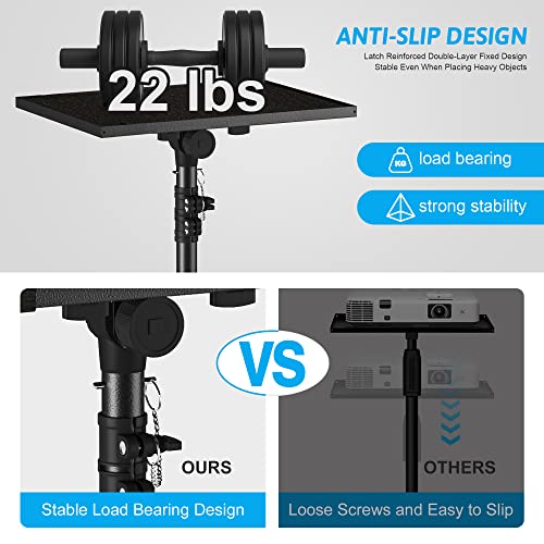 Thumbnail 1 de DECOSIS Projector Stand Tripod: Height-Adjustable Laptop & Projector Stand