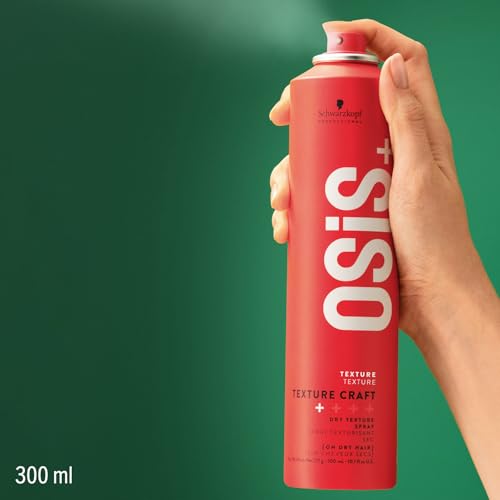 Detalle de Schwarzkopf OSIS Dry Texture Spray (300ml) for natural volume and medium grip