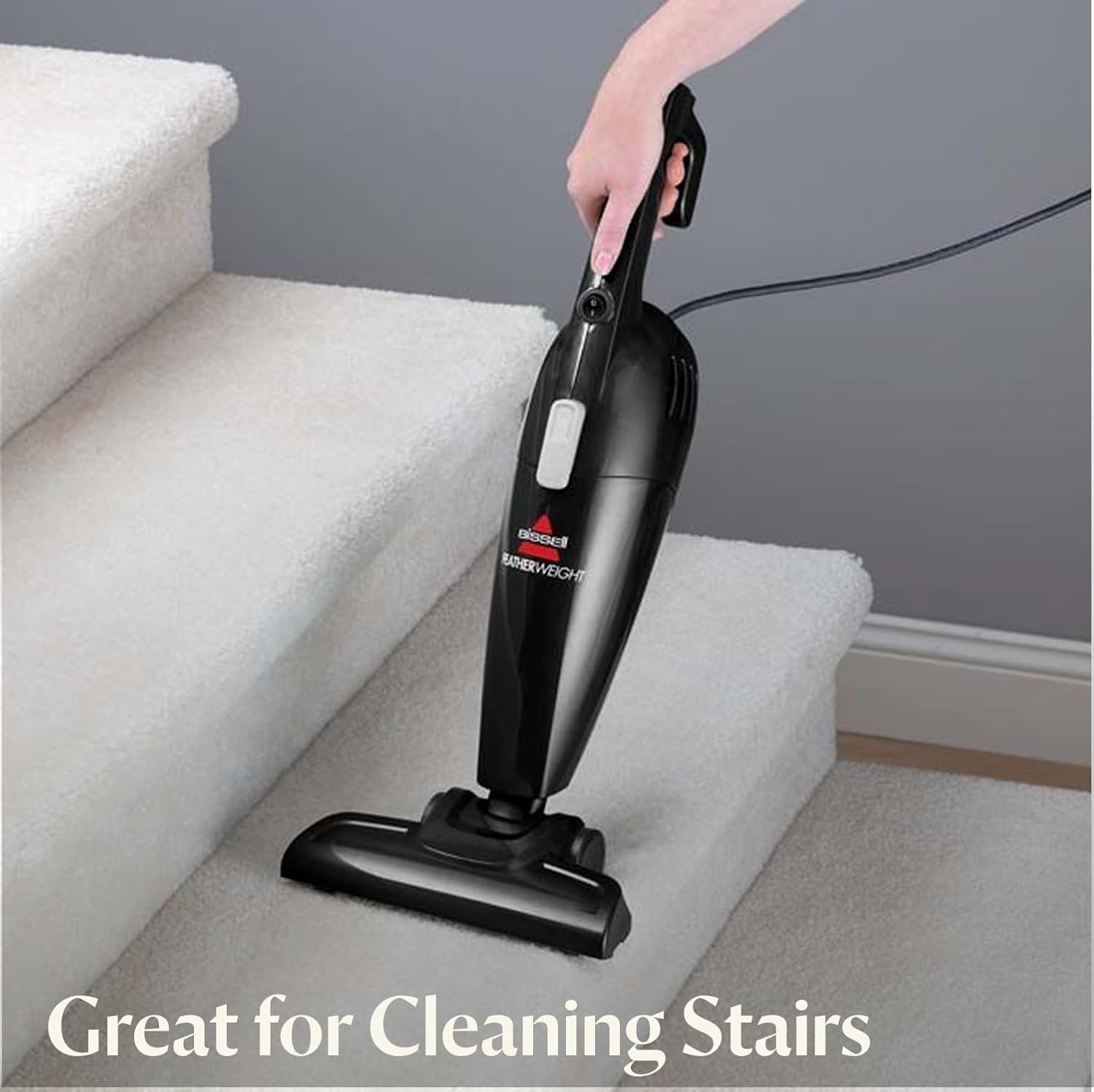 Detalle 2 de Bissell Featherweight Stick Lightweight Bagless Vacuum (2033M) with Crevice Tool, Black