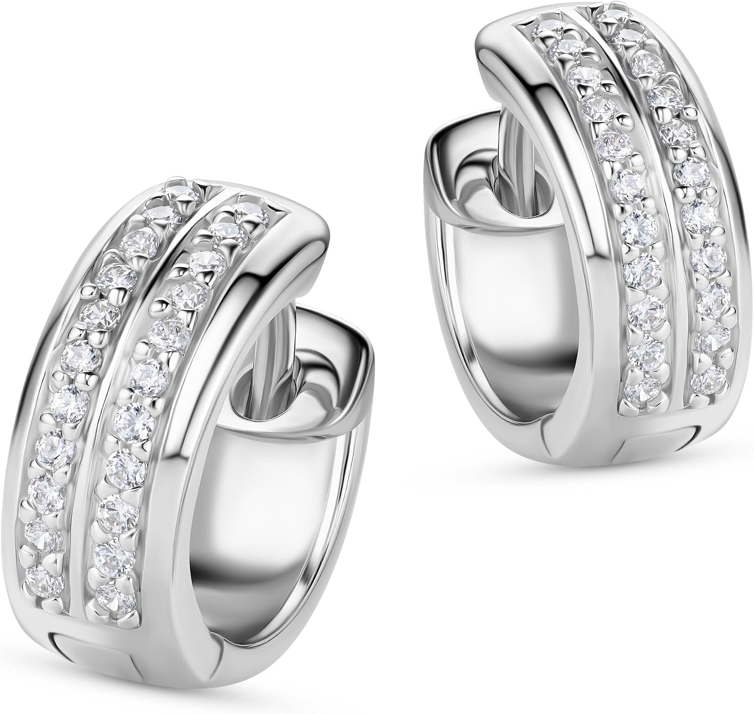 Thumbnail 1 de Miore Pendientes aro plata 925 con circonitas 💎