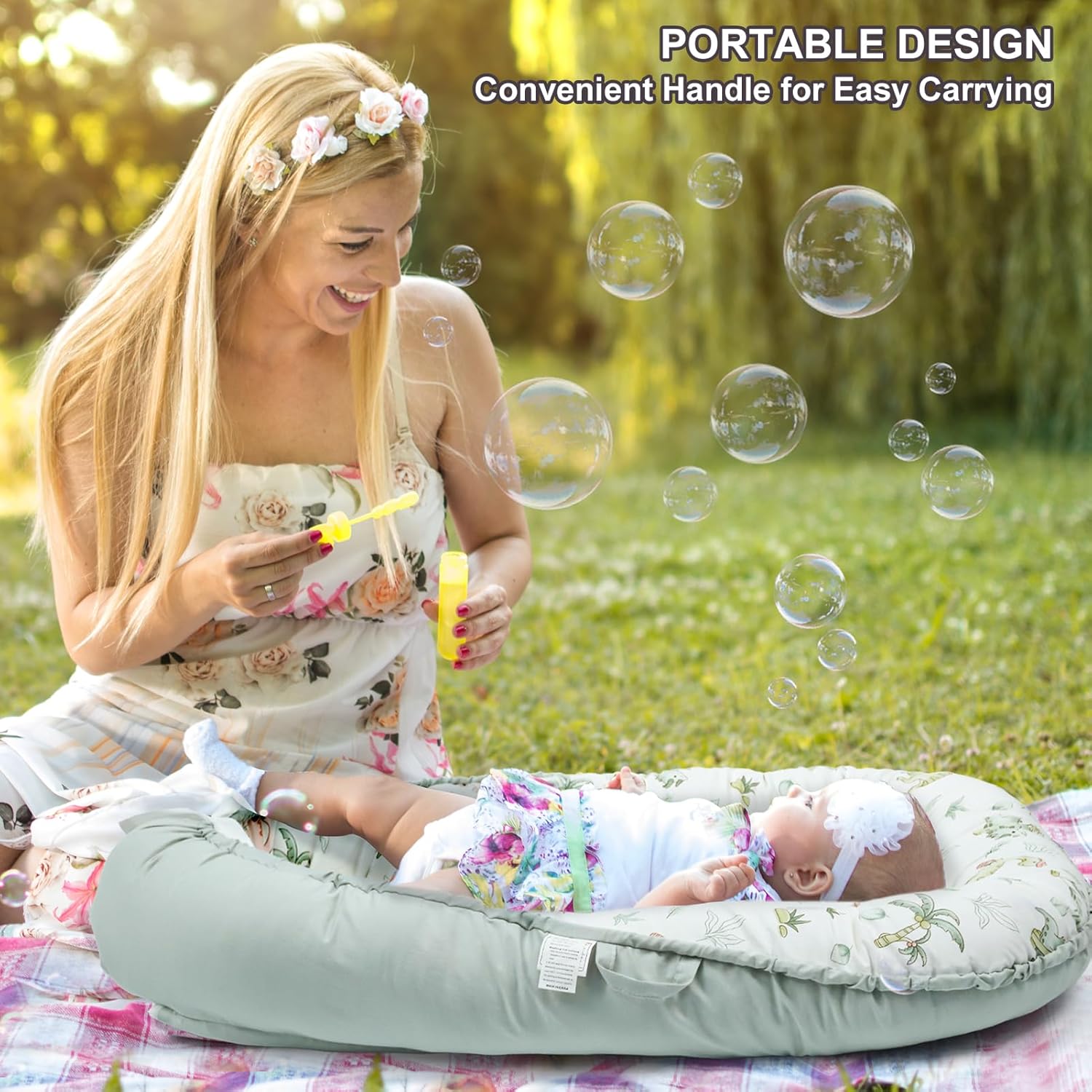 Thumbnail 5 de Wdmiya Baby Nest Pod for Newborn 0-12 Months Dinosaurs