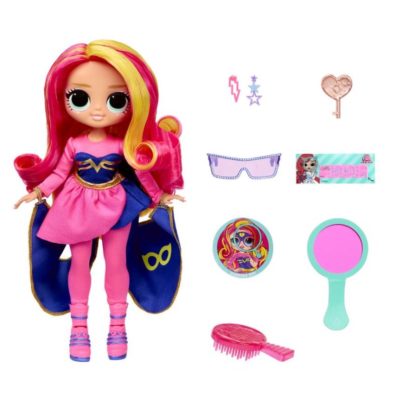Detalle 2 de Muñeca L.O.L. Surprise! OMG Eye Spy Superhero Fashion doll Multicolor de lol-surprise