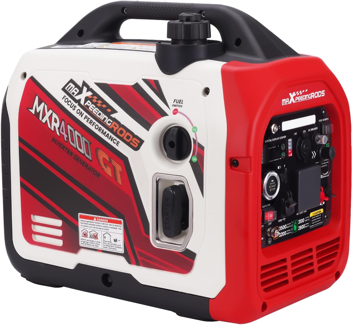 Detalle 2 de maXpeedingrods 2000W portable inverter generator for camping ⛺
