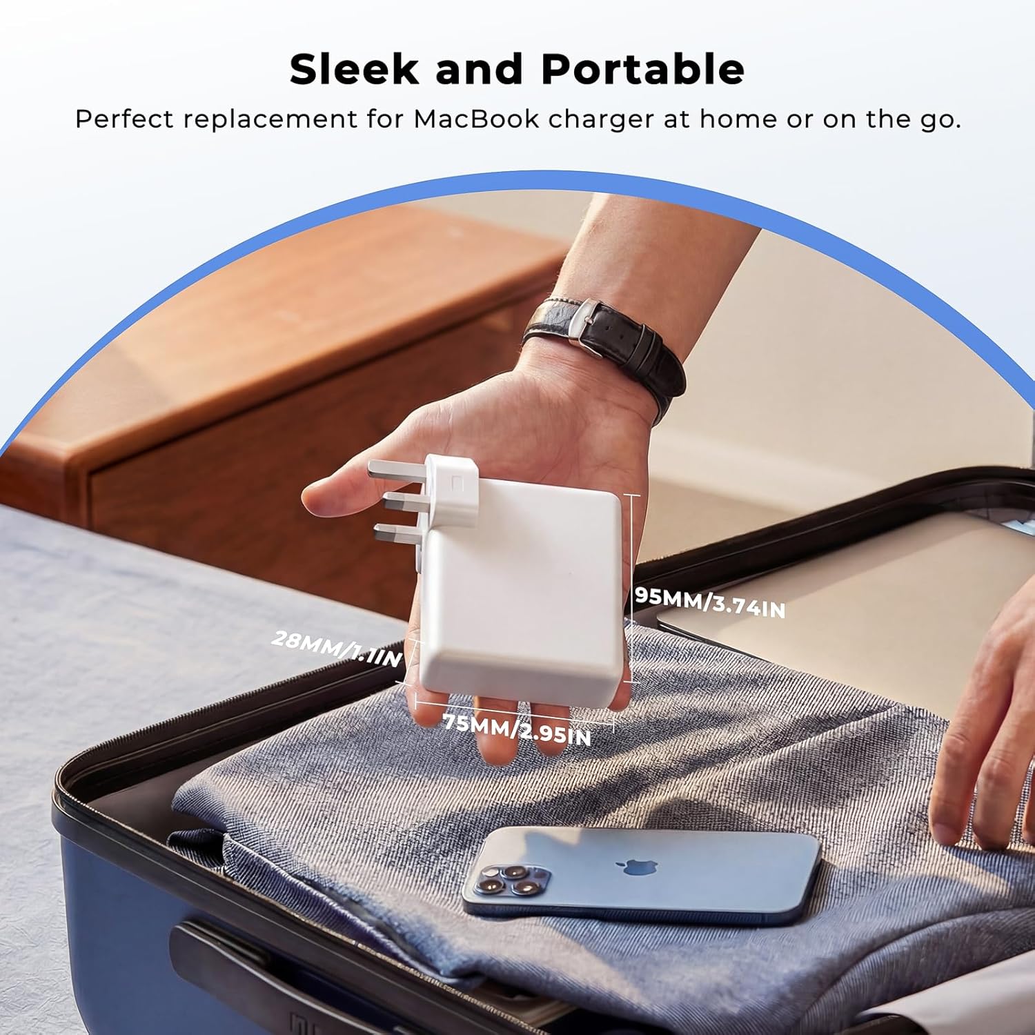 Thumbnail 6 de MacBook Pro 140W USB‑C PD 3.1 Fast Charging Adapter with 2m 5A USB‑C Cable (Replacement Charger)