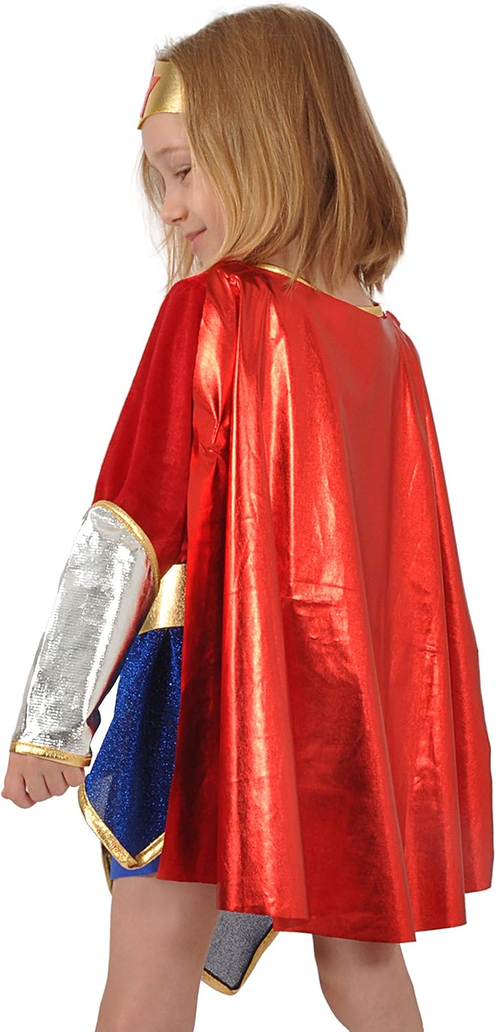 Detalle de Déguisement Wonder Woman fille – Ciao (5–7 ans), licencé DC Comics
