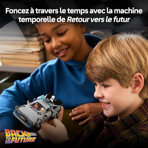 Thumbnail 1 de LEGO Speed Champions La Machine à Remonter Le Temps de Retour vers le Futur - Maquette avec Doc Brown & Marty McFly (77256)