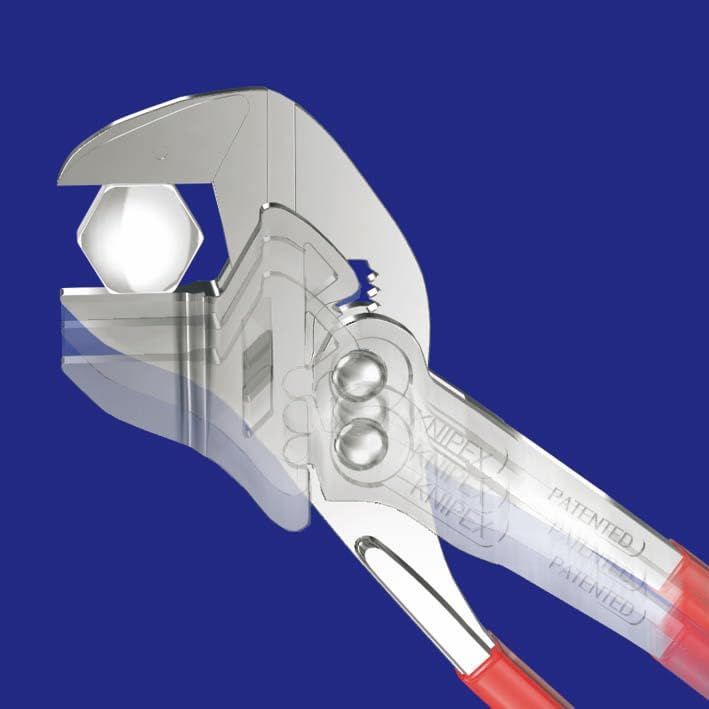 Detalle de クニペックス KNIPEX 8602-250SB プライヤーレンチ、最大開口幅52mm・19段階調整