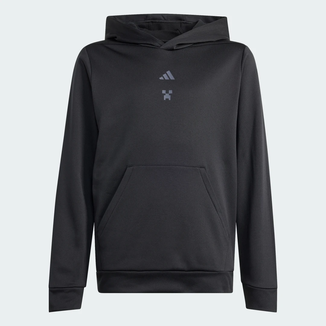 Detalle 2 de Sudadera de entrenamiento Minecraft adidas – color negro