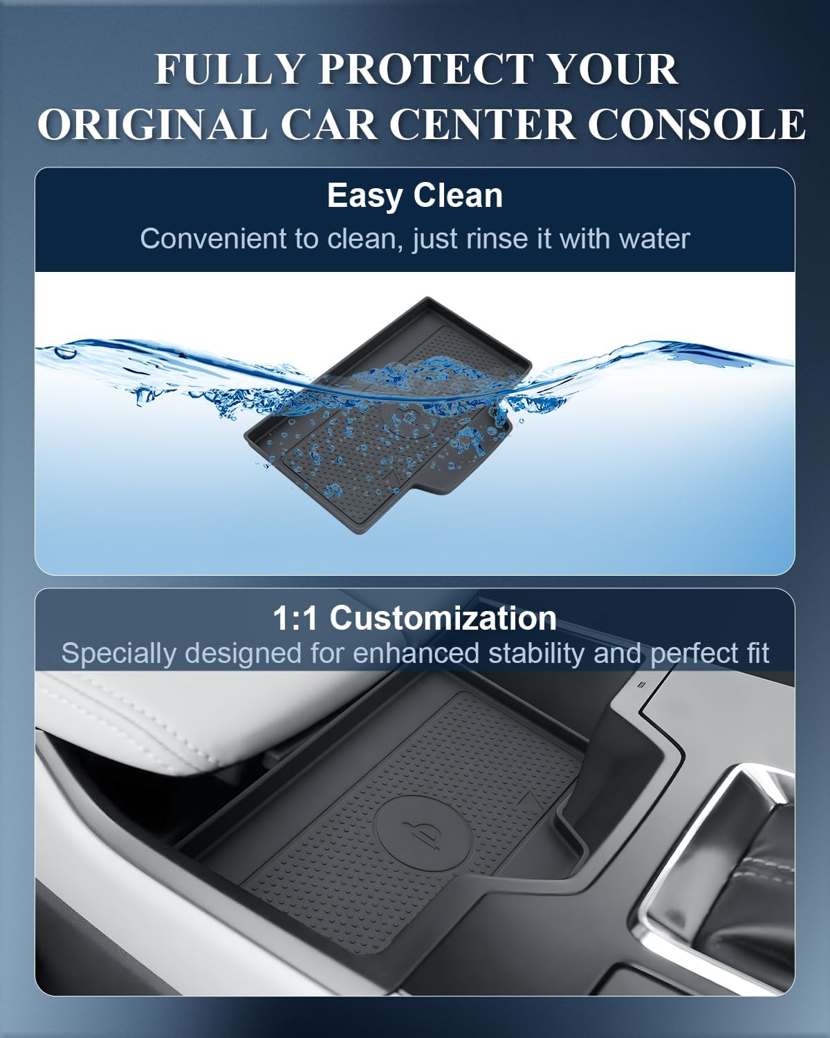 Detalle de BIBIBO silicone charging mat for 2026 Mazda CX-5