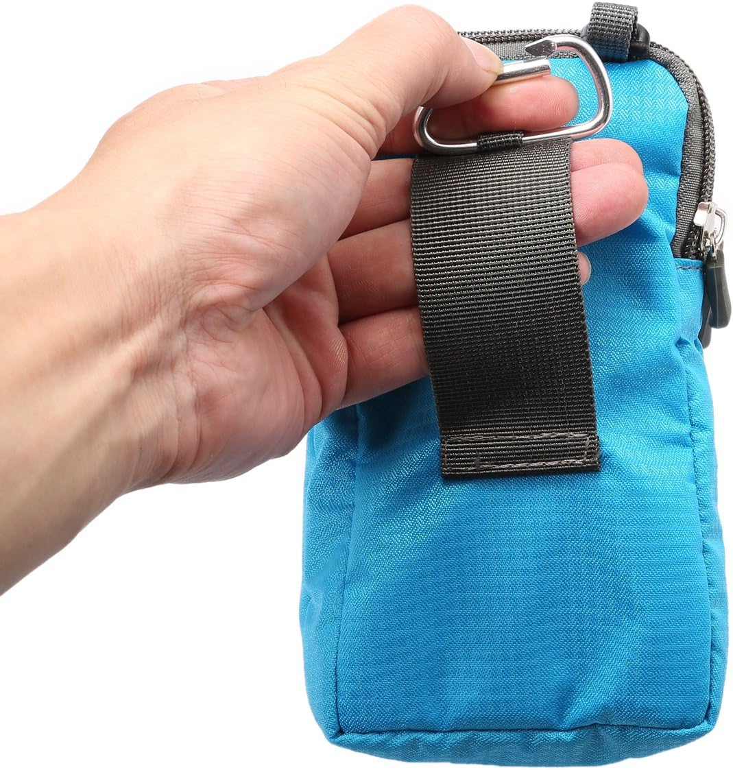 Thumbnail 6 de Cell Phone Belt Clip Holder for Men – 7.2" Crossbody Nylon Waist Bag