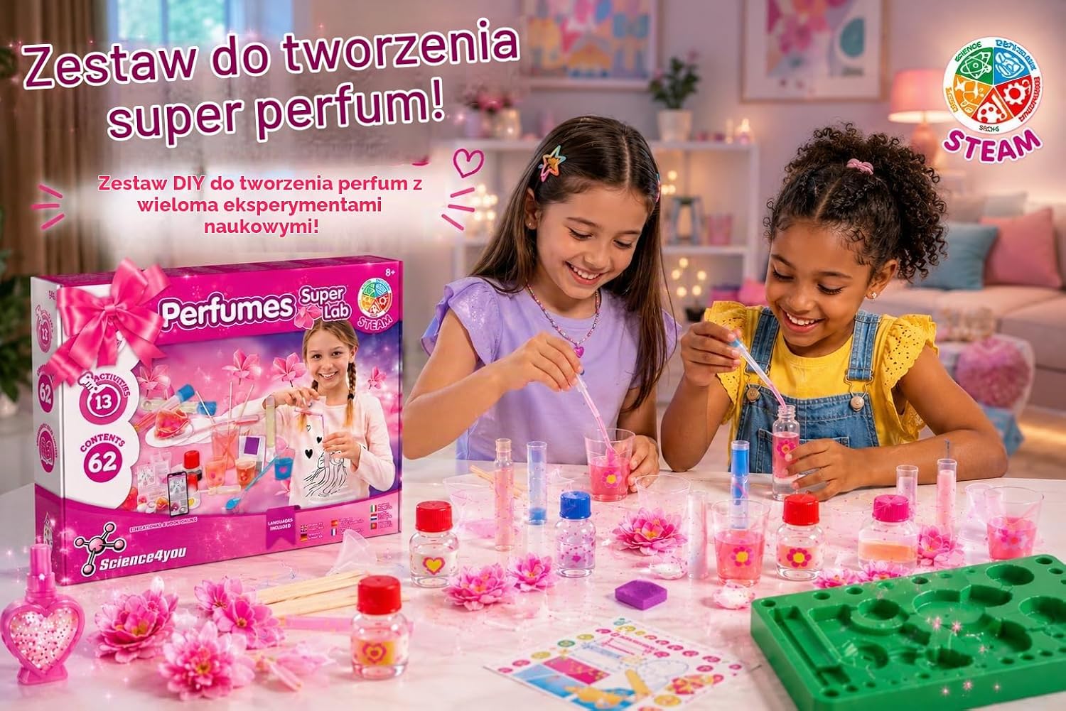 Thumbnail 3 de Science4you Super Laboratorium Perfum – zestaw naukowy dla dzieci, 13 eksperymentów