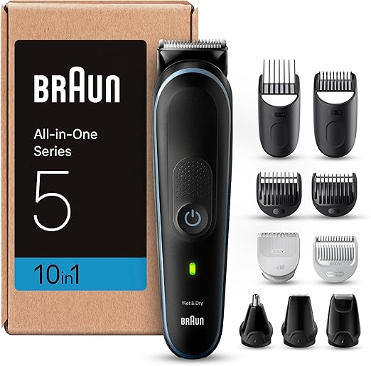 Braun MGK5445: Recortadora 10 en 1 para Hombre ✂