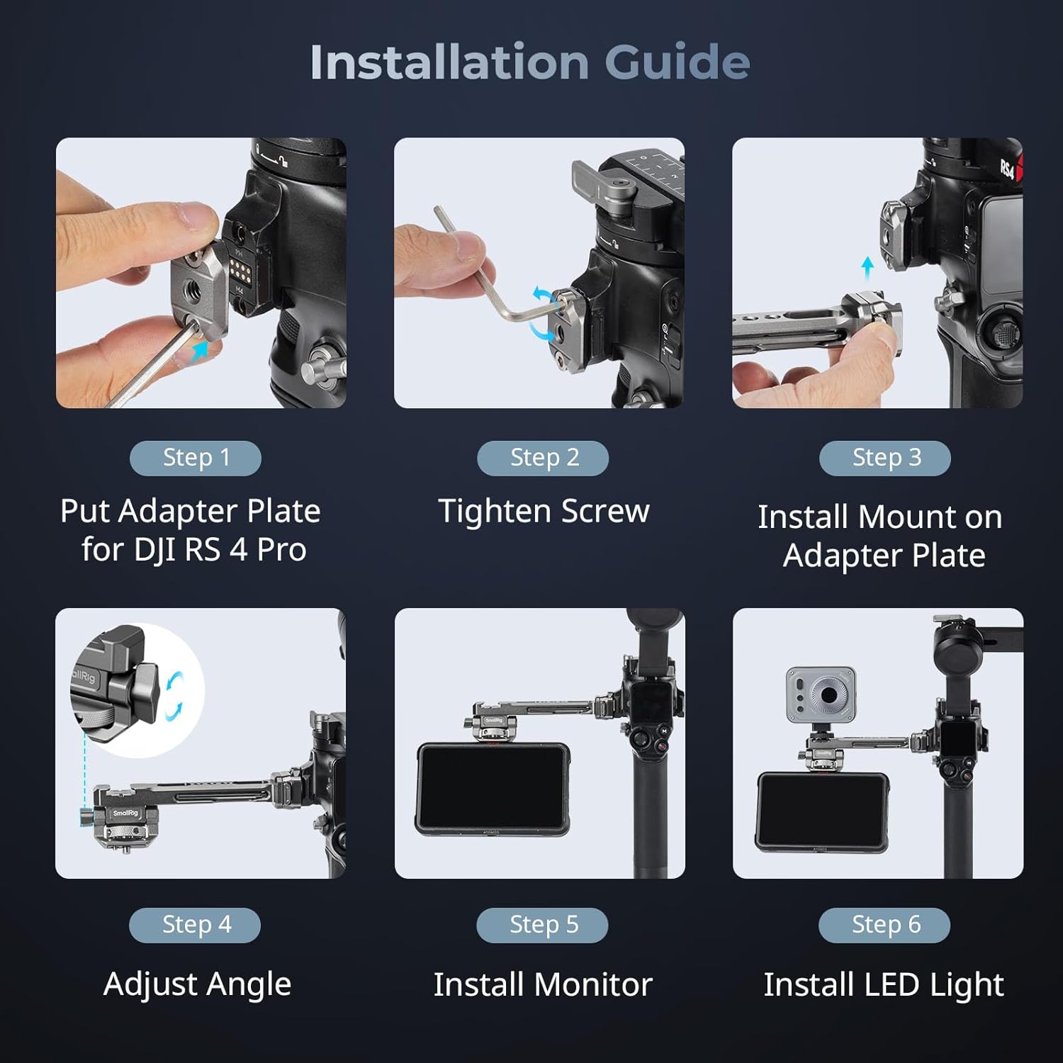 Thumbnail 6 de SMALLRIG 4637 Quick Release Camera Mount