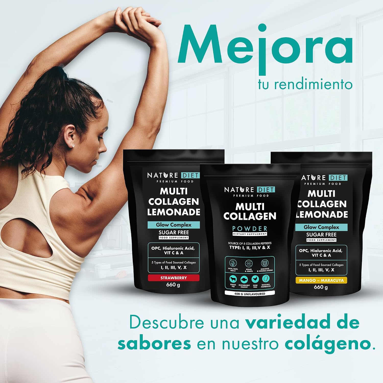 Thumbnail 6 de Nature Diet Proteína Vegana 900 g 🍫