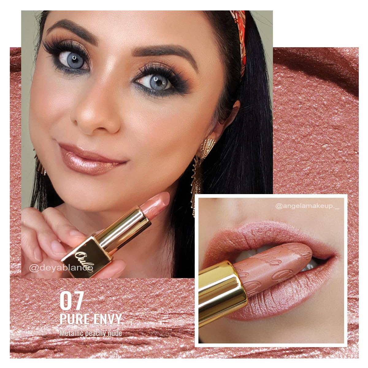 Detalle 2 de OULAC Lippenstift Metallic Glanz Finish 4.3g