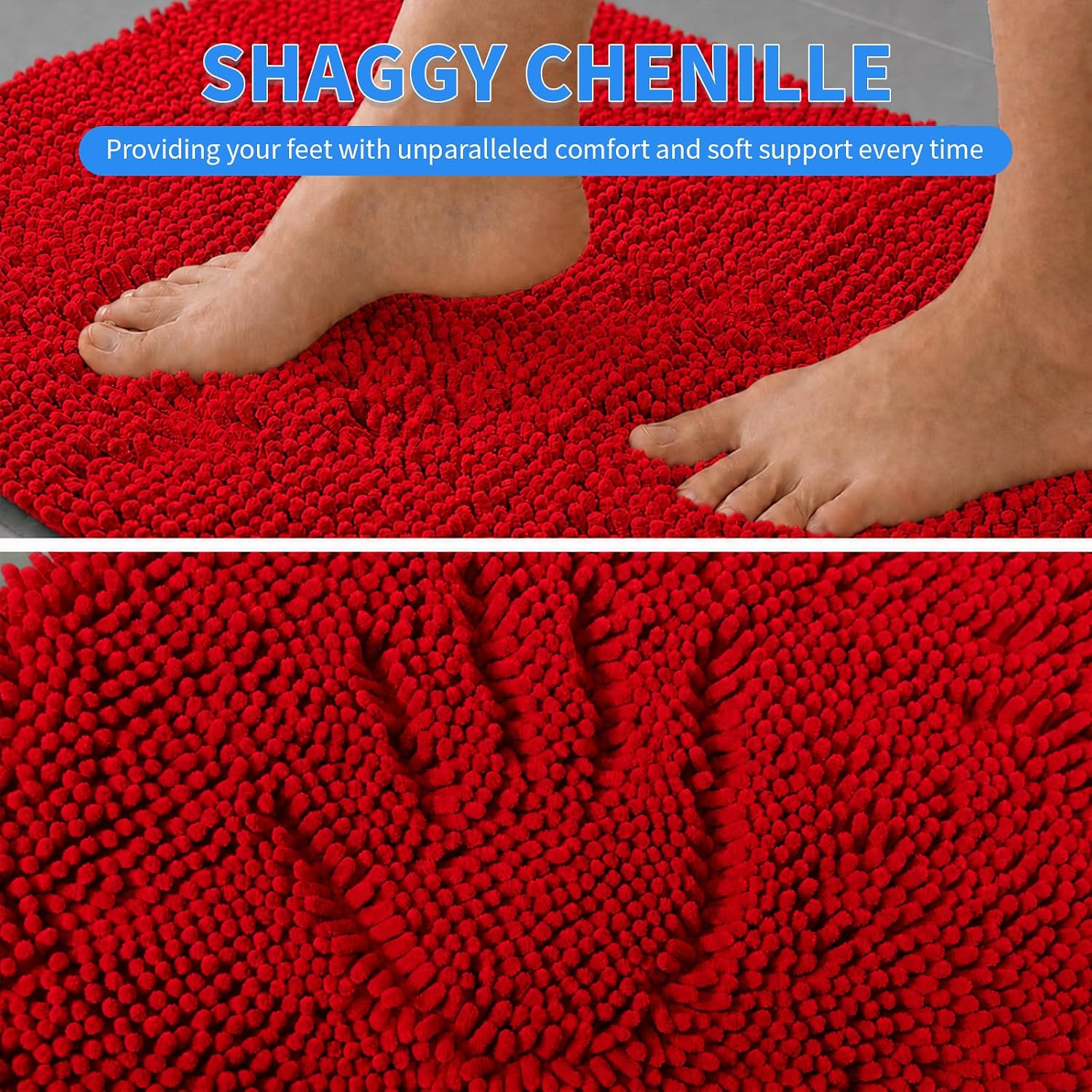 Detalle 2 de Avrilo Bathroom Rug 47" x 24