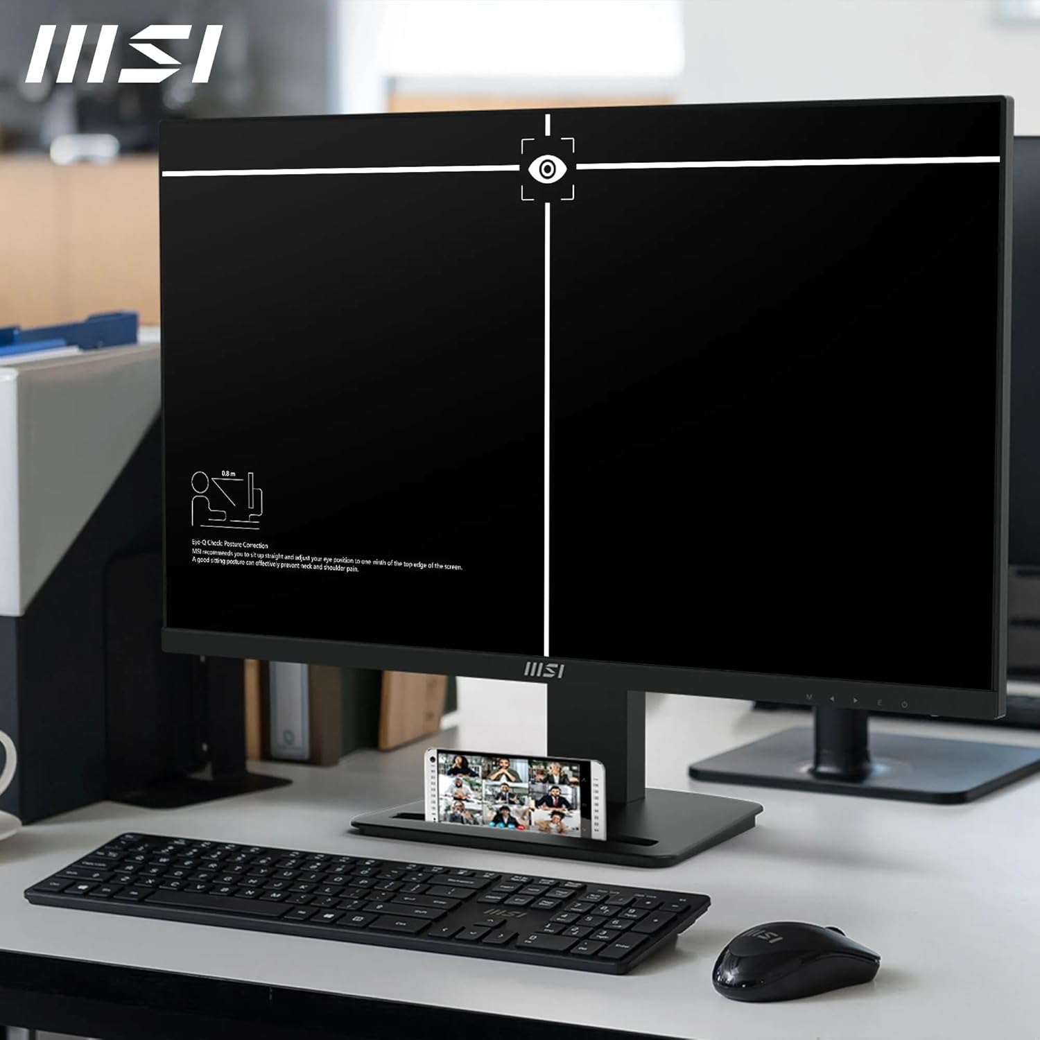 Thumbnail 3 de MSI PRO MP273U 27-inch UHD monitor 3840×2160