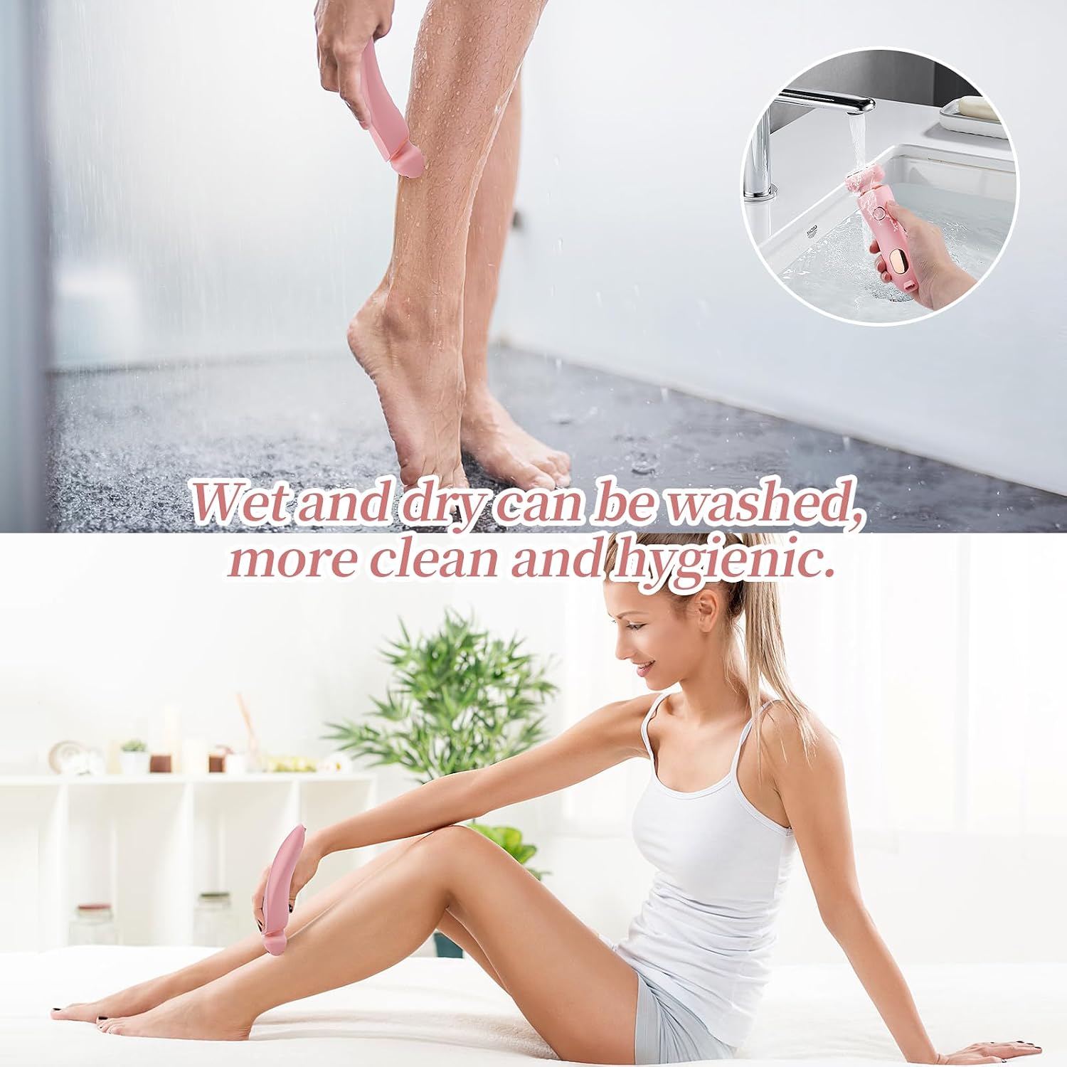Detalle 1 de yusvwkj Lady Shaver for Women 2 in 1 electric razor 🪪