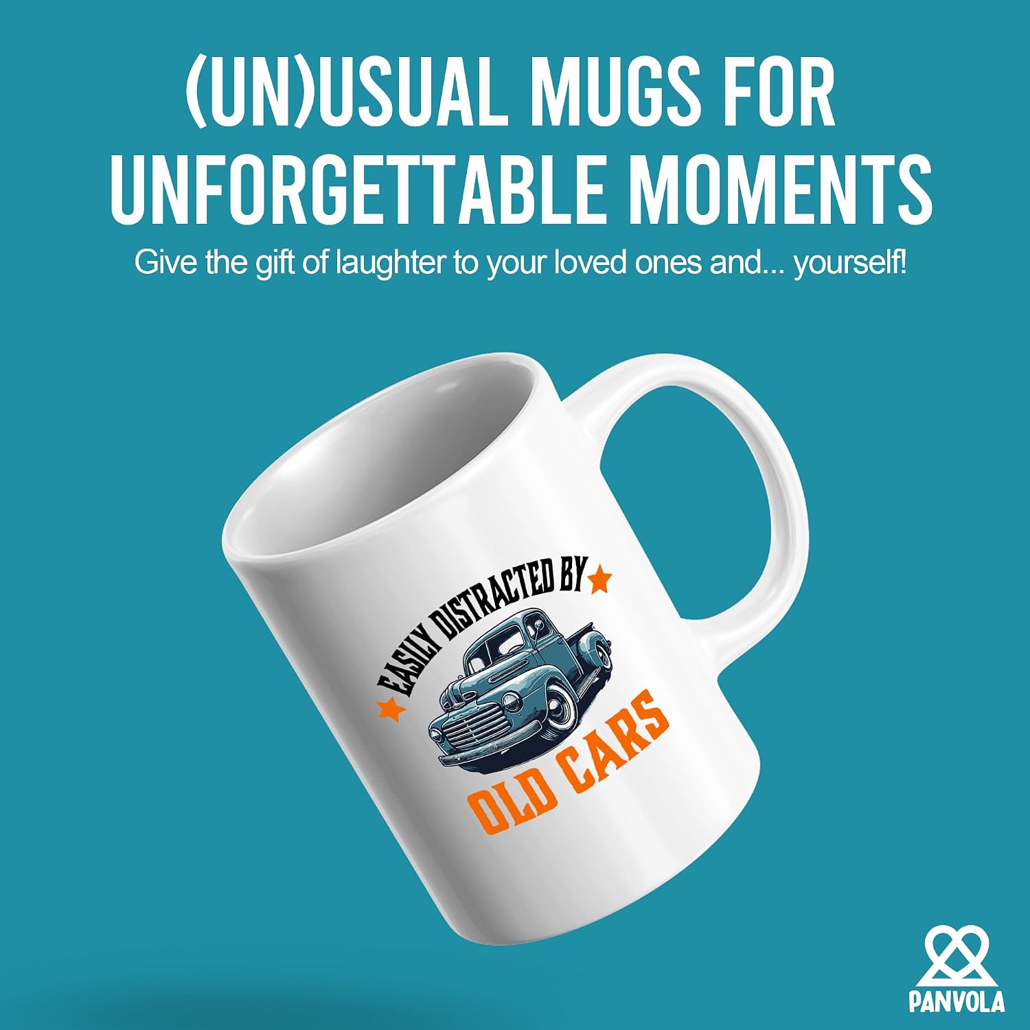 Detalle de Ceramic Car Lover Mug, 11 oz