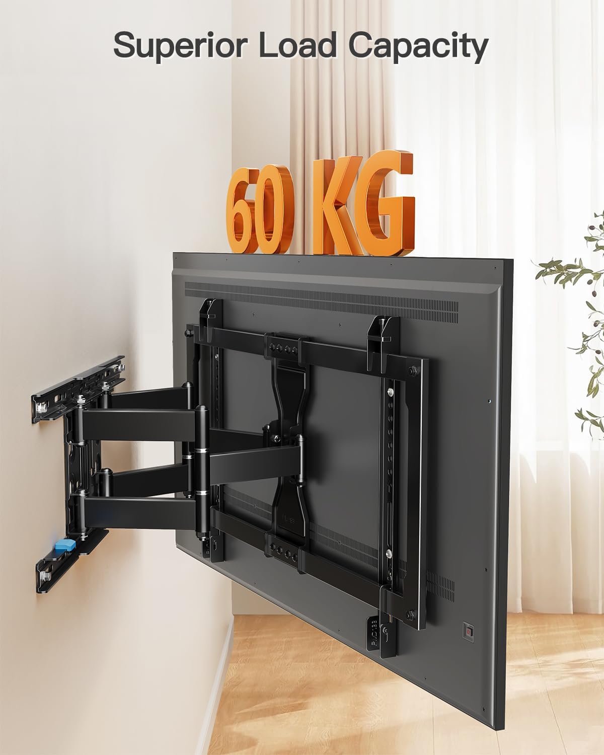 Thumbnail 6 de ELIVED Ultra Slim TV Wall Bracket 37–90 Inch | Heavy‑Duty, Full‑Motion Mount for 60kg
