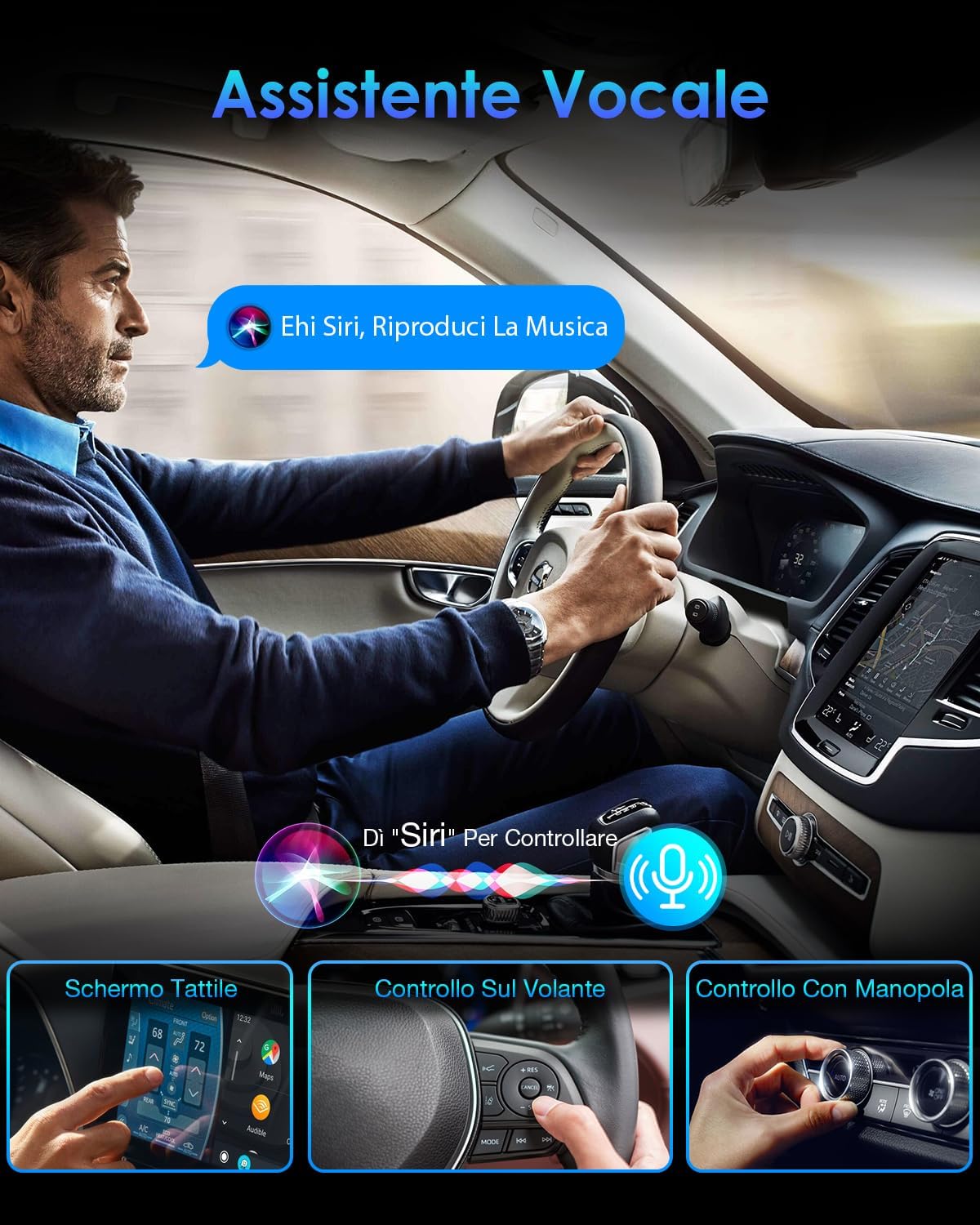 Thumbnail 6 de ASOUNY CarPlay wireless 2025 per iPhone iOS 10